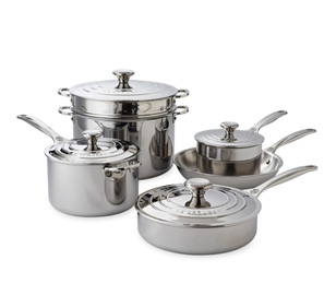 Le Creuset Stainless Steel Cookware Set