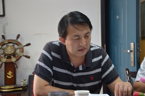 梁向阳经理在调研会上发言